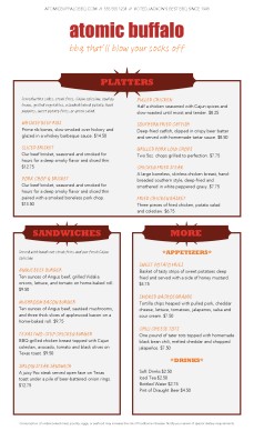 Customize American Deli Menu