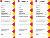 Burger Restaurant Comment Card