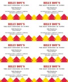Burger Restaurant Business Card