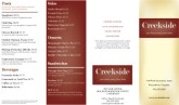 Family Restaurant Takeout Menu