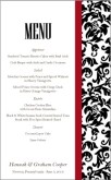 Formal Wedding Menu