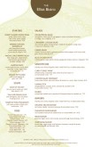 Downtown Hotel Tabloid Menu
