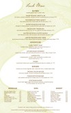 Downtown Hotel Large Menu Page