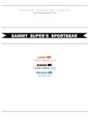 Sports Grill Menu Cover