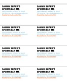 Sports Grill Business Card