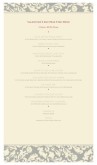 Formal Valentines Menu