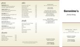 American Food Takeout Menu