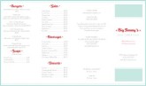 Vintage Diner Takeout Menu