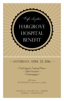 Customize Dinner Event Flyer