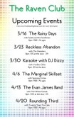 Restaurant Concert Poster