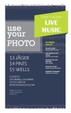 Live Music Restaurant Flyer