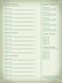 Corner Pub Irish Menu Page