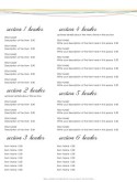 Color Fine Dining Menu Page