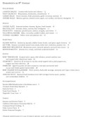 Fresh Sheet Menu
