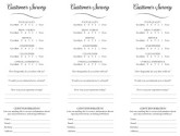 Elegant Comment Cards