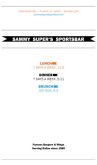 Sports Grill Menu Cover Long