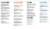 Takeout Menu Page Sports Grill