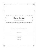 Vintage Menu Cover