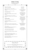 Vintage Menu Long