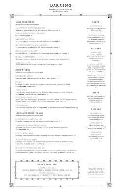 Customize Vintage Menu Tabloid