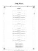 Vintage Menu Page