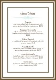 French Desserts Table Tent