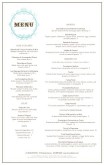 French Restaurant Tabloid menu