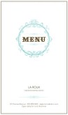 French Long Menu Cover
