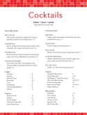 LA Nightclub Menu