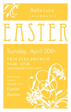 Customize Easter Promo Poster