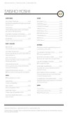 Japanese Food Menu