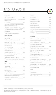 Customize Japanese Food Menu