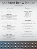 Industrial Pub Menu