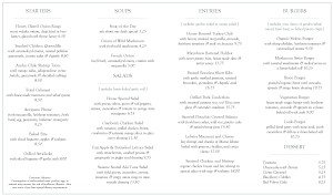 Customize Takeout Page Buffet Menu