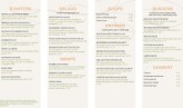 Takeout Page City Bar Menu