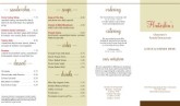 Takeout Family Dining Menu