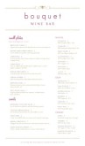 Red Wine Menu
