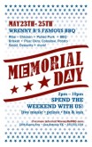 Memorial Day Restaurant Flyer