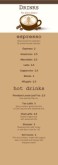 Coffee Specials Menu