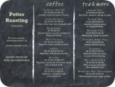 Modern Coffee Menu