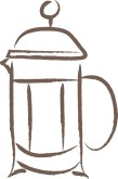 Coffee French Press Clipart
