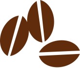 Coffee Beans Trio Clipart