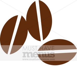 Coffee Beans Trio Clipart