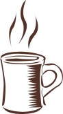 steaming coffee cup