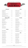 Chinese Dragon Menu