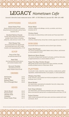 Customize Sandwich Menu