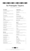 Mexican Grill Menu