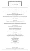 Catered Wedding Dinner Menu