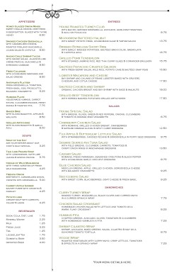 Customize Market Cafe Tabloid Menu Page