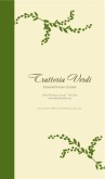 Trattoria Long Menu Cover